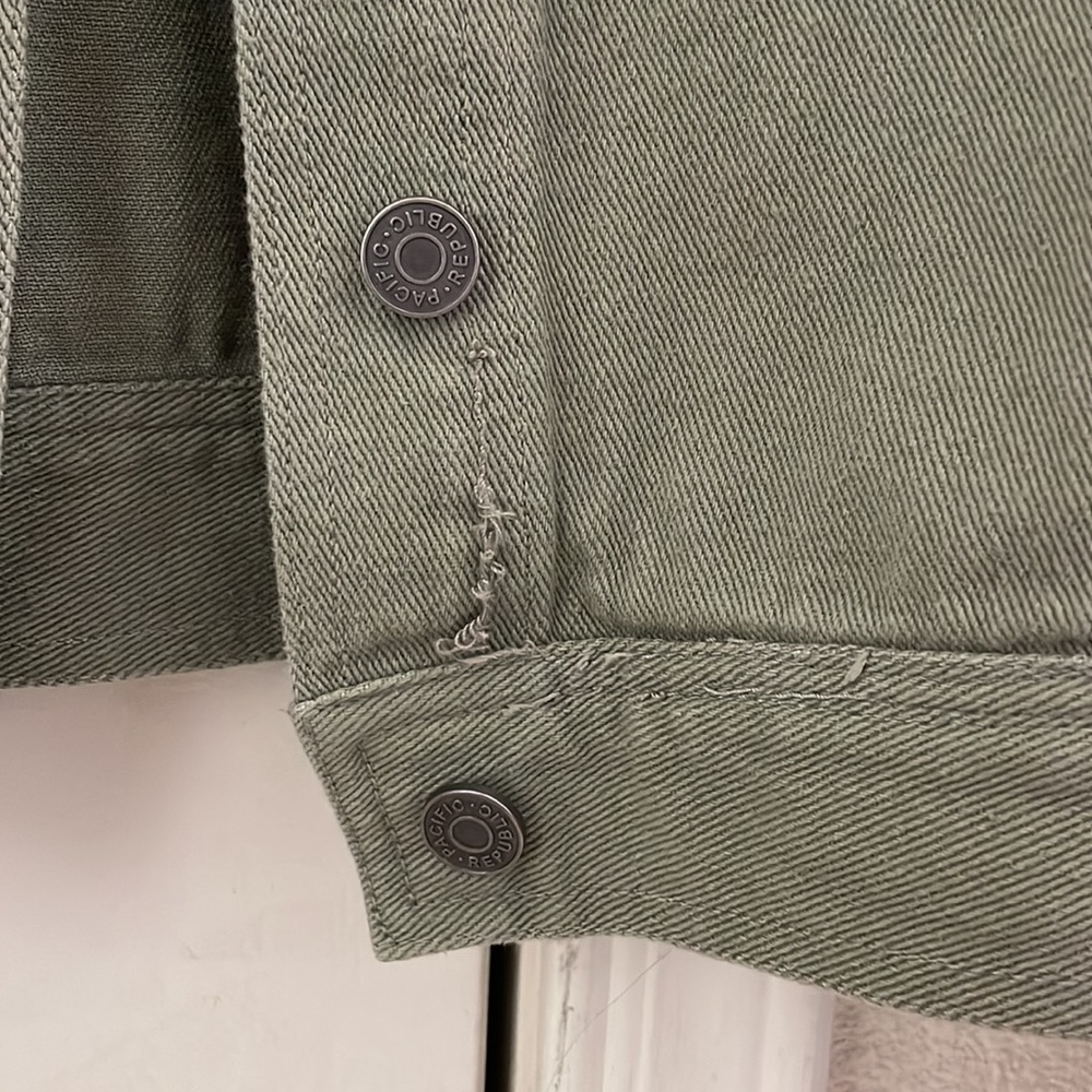 Green Jean Jacket - image 5